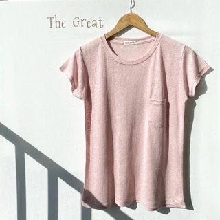 เสื้อยืดคอกลมมีกระเป๋า ผ้าสลาฟ