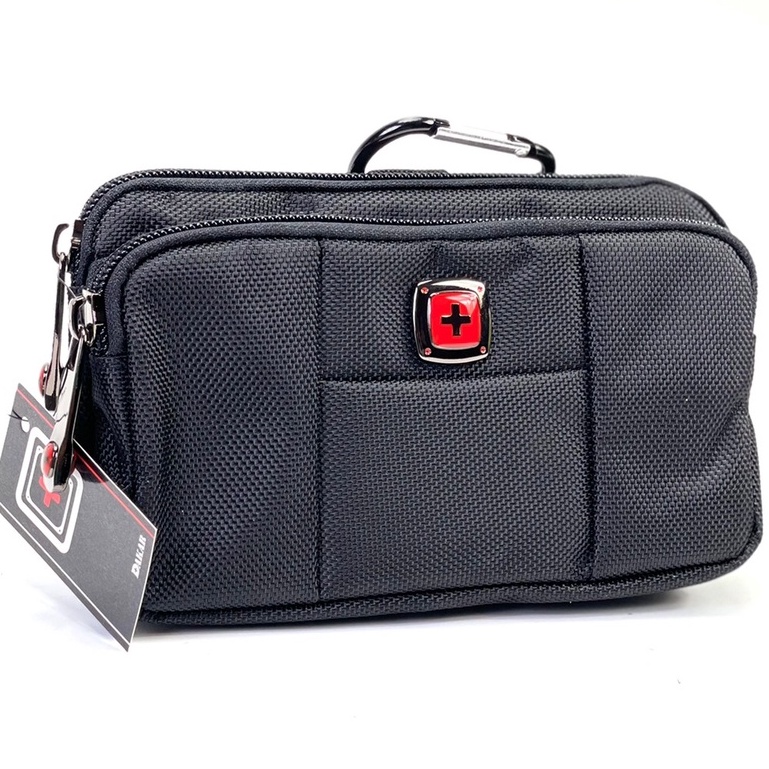 Chinatown Leather กระเป๋ามือถือผ้าDakarแนวนอน iPhone พลัส2เครื่อง
