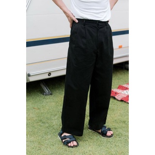 Lp.044 กางเกงขายาวผู้ชาย Boy Pants สี Black