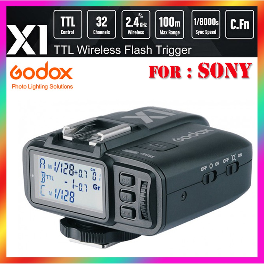 Godox X1t S Ttl Wireless Flash Trigger Transmitter For Sony สินค้ารับประกัน 1 ปี Shopee Thailand