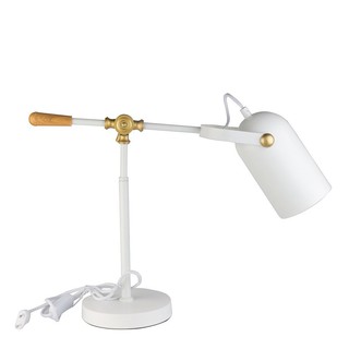 โคมไฟตั้งโต๊ะ ไฟตั้งโต๊ะ CARINI MODERN T190363 โลหะ สีขาว/ทอง โคมไฟ โคมไฟและหลอดไฟ TABLE LAMP CARINI MODERN T190363 META