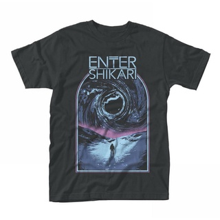 เสื้อยืดสีขาวขายดี เสื้อยืดลําลอง แขนสั้น พิมพ์ลาย Enter shikari Sky Break Rock Heavy Metal สําหรับผู้ชาย - JCpean54DBnh