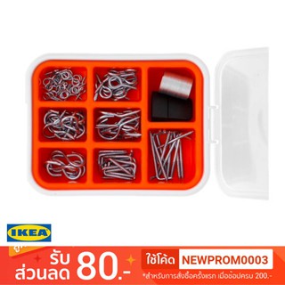 IKEA ชุดตะขอและที่แขวน 102 ชิ้น FIXA