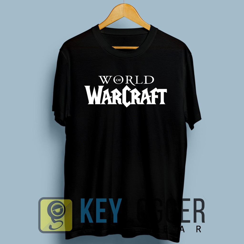 เสื้อยืดเกมเมอร์ Cool World Of warcraft Keylogger 37 a4