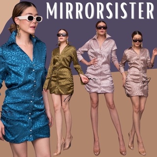 Code : 20212.4 เดรสเชิ้ตทรงเก๋ เดรสแซ่บๆ เดรสออกงาน งานป้าย Mirrorsister