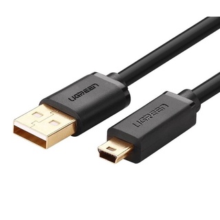 UGREEN 10385 USB 2.0 A Male To Mini 5 Pin Male Cable Gold Plated 0.5-1.5M