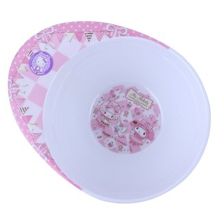 อุปกรณ์ใส่อาหาร ชามเมลามีน 3.5 นิ้ว SUPERWARE MY MELODY SWEETNESS อุปกรณ์บนโต๊ะอาหาร ห้องครัวและอุปกรณ์ MELAMINE BOWL SU