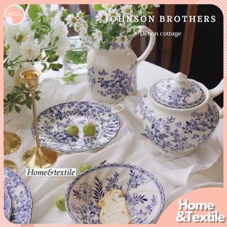 【พร้อมส่ง】Johnson brothers จานเซรามิค , ชั้นวางขนม ,ชุดจิบชา | Devon cottage