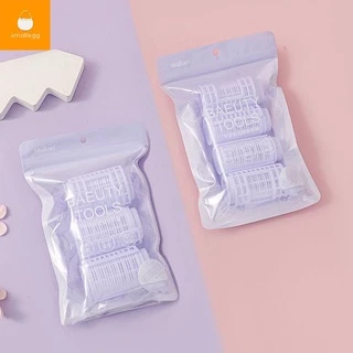 👏สีม่วงน่ารัก เพิ่มวอลลุ่ม หลอดดัดผม 👧🏻 แพ็ค 3/4 ชิ้น สองขนาด ม้วนผมหน้าม้า ลอนใหญ่ จัดแต่งทรงผม