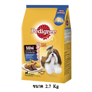 Pedigree Mini Breed Chicken Liver and Vegetable เพดดิกรี ไก่ตับและผัก ขนาด 2.7 KG.