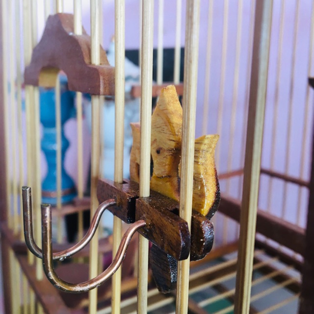 เสียบกล้วย สำหรับให้อาหารตกแต่งกรงนก