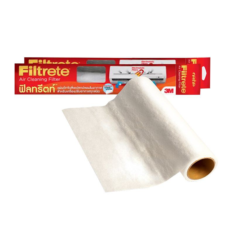 3M Filtrete Air conditioner filter แผ่นดักจับสิ่งแปลกปลอมในอากาศ ฟิลทรีตท์ สำหรับเครื่องปรับอากาศ 15