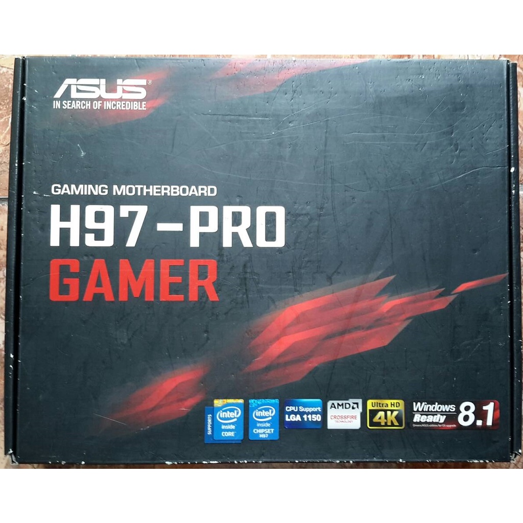 MAINBOARD 1150 ASUS H97 PRO GAMER LGA1150 Intel Z97 * จำนวน Slot แรม 4 Slot DDR-III 1333/1600/ 3200(