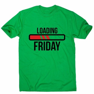 เสื้อยืดวินเทจGILDAN เสื้อยืด ผ้าฝ้าย 100% พิมพ์ลาย Loading Friday สไตล์พังก์ ของขวัญวันเกิดS-4XL