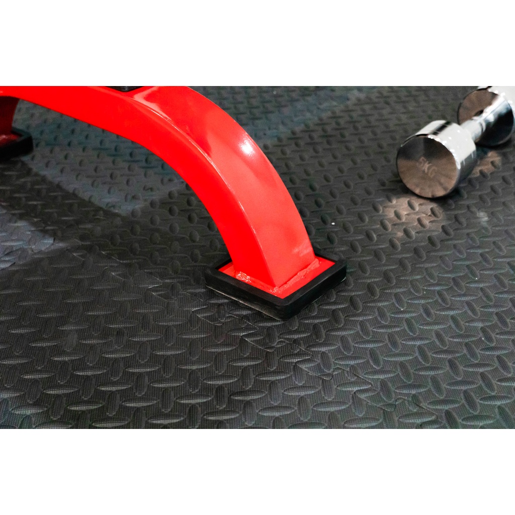 แผ่นยางรองเครื่องออกกำลังกาย ปูพื้นกันรอย ลดแรง แบบจิ๊กซอว์60x60cm ส่งฟรี!! - รูปที่ 4