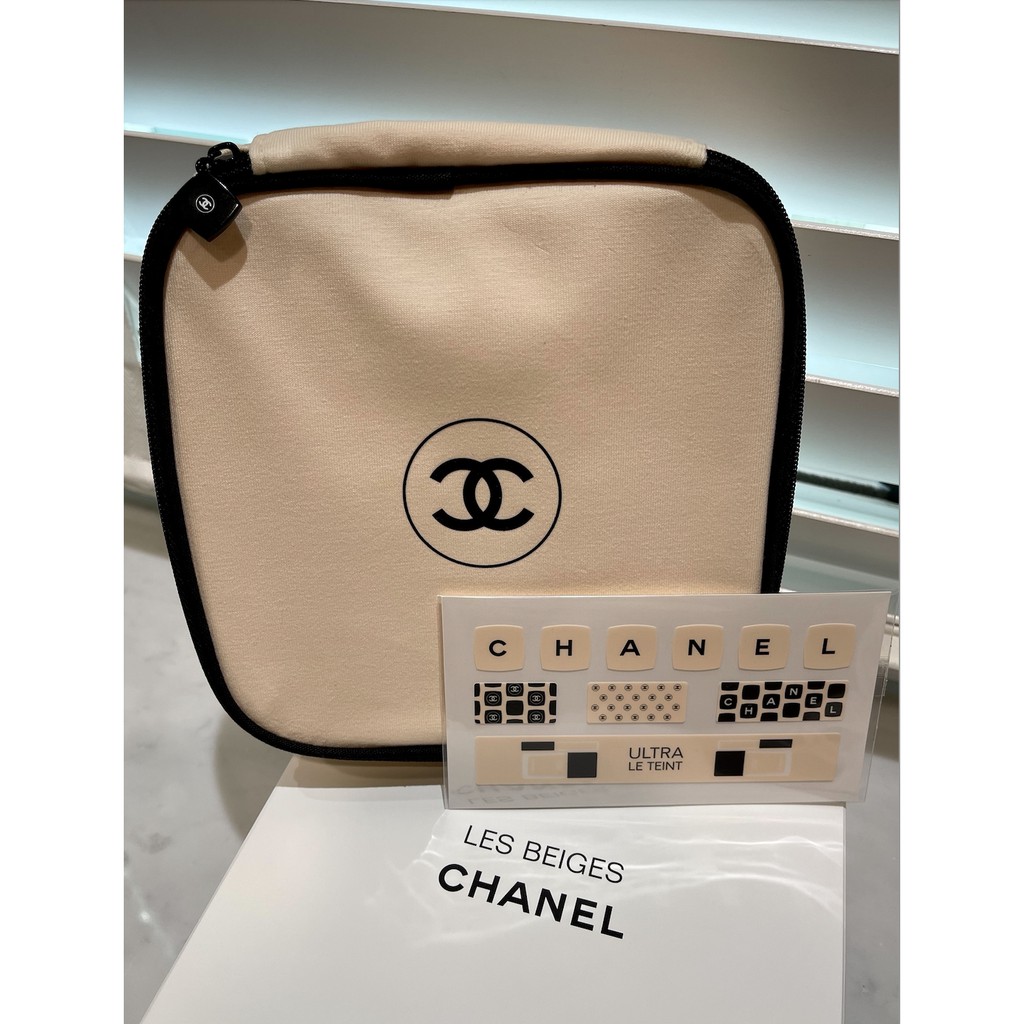 Chanel Beauté VIP Gift Set : Chanel Les Beiges Premium Cosmetic Bag  (กระเป๋าเครื่องสำอางชาเนล) ของแท้ 100% | Shopee Thailand
