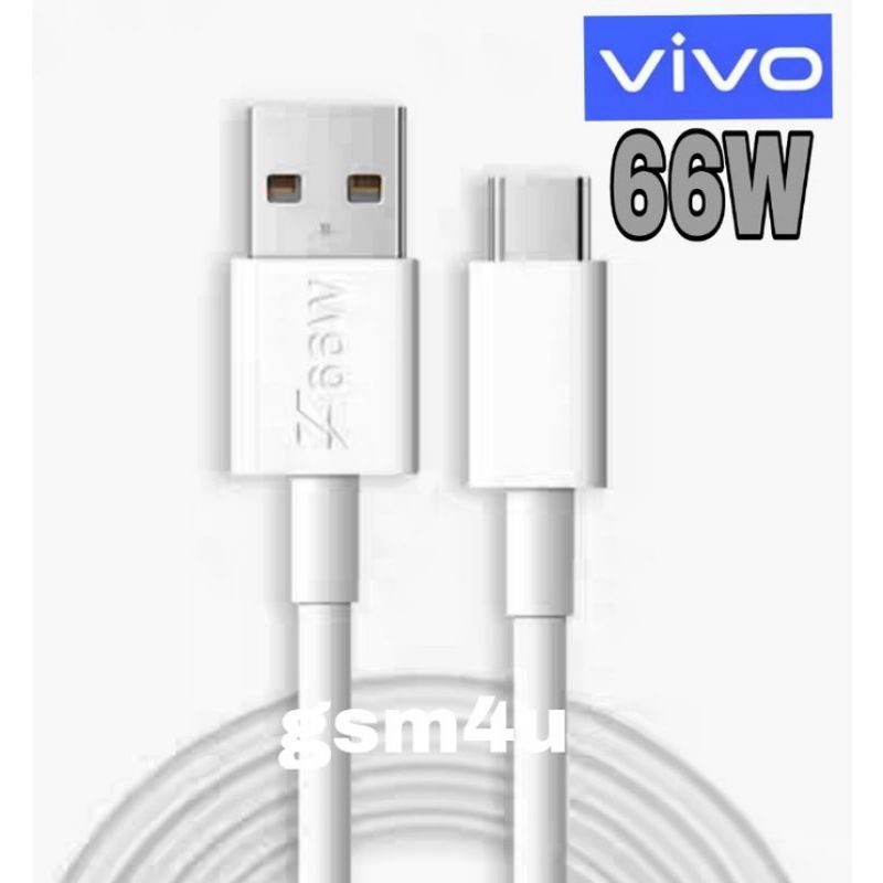 [66W/33W] VIVO X60 V23E IQOO Flash Charge 2.0 Type C สายซิงค์ USB ชาร์จเร็ว VIVO Y76 Y33s V21 X60 V2