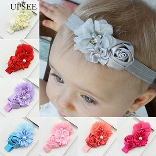 * Headband เด็กหญิงตัวเมีย Headdress Faux Pearl Hairband อุปกรณ์เสริมสำหรับผม