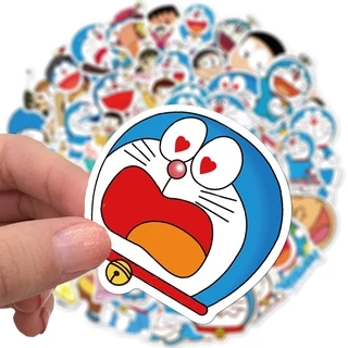 💥พร้อมส่ง💥Doraemon ドラえもん โดราเอมอน sticker สติกเกอร์กันน้ำรูปแบบที่แตกต่างกัน 50ชิ้น