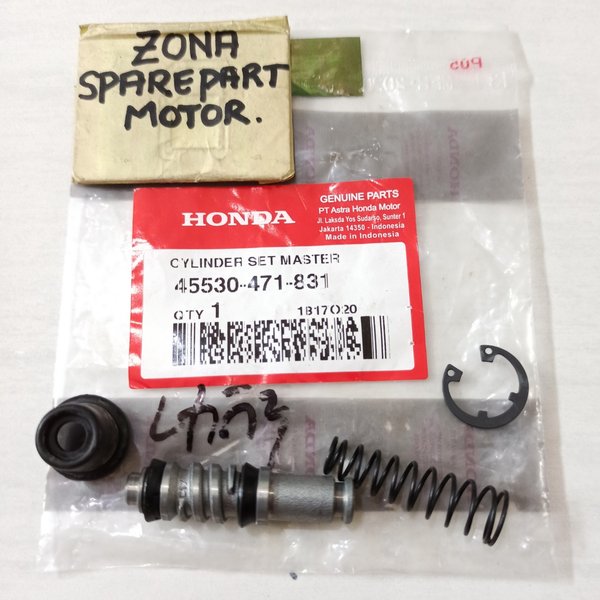 ชุดกระบอกมาสเตอร์เบรกขวา CRF 150 PCX 150 Supra 125 CB150R ORIGINAL HND 45530 471 831
