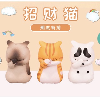 ตุ๊กตาแมว โมเดลแมวกลุ้ม ฟิกเกอร์แมว กุมขมับ น่ารักน่าเอ็นดู ใช้ตกเเต่ง ตั้งโชว์ ประกอบการถ่ายภาพ ประดับในรถยนต์