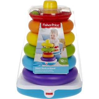 Fisher-Price Giant Rock-A-Stack ห่วงเรียงซ้อนใหญ่ ของเล่นเสริมพัฒนาการ ของแท้