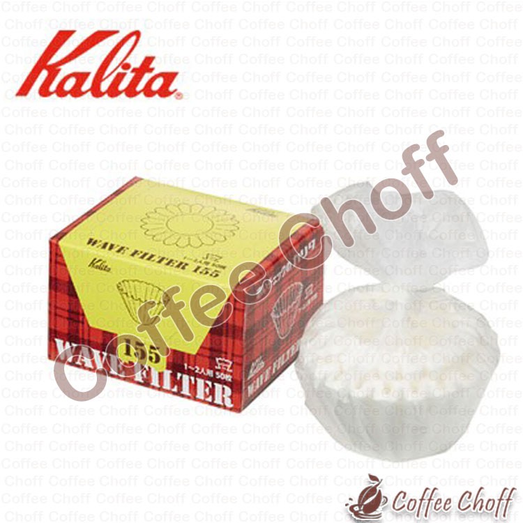 Kalita Wave Paper Filter Kalita 155 Origami Dripper Paper Coffee Filter 50 ชิ้น