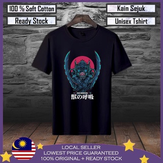 เสื้อยืด ผ้าฝ้าย 100% พิมพ์ลาย BEAST Demon Slayer Viral Lelaki พรีเมี่ยม สําหรับผู้ชาย