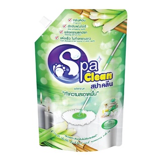 น้ำยาถูพื้น กลิ่นตะไคร้ สปาคลีน 2000 มล. น้ำยาถูพื้น Floor cleaner, lemongrass scent, spa clean 2000 ml.