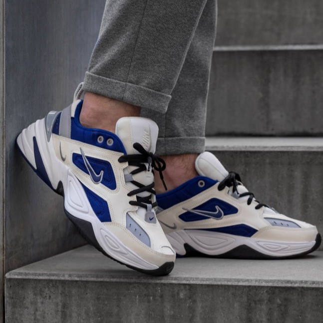nike m2k tekno blue white