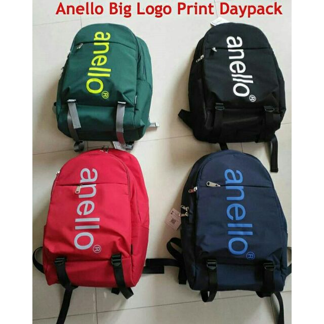 anello big logo print mini daypack