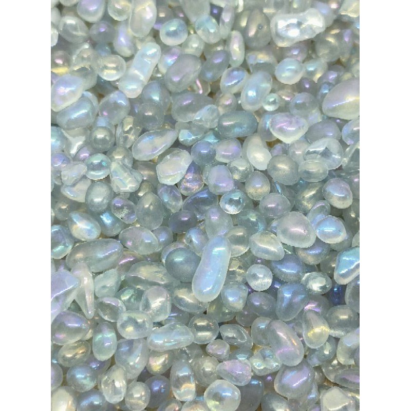 🌈 ออร่าควอตซ์ ( Aura Quartz ) ควอตซ์เนื้อเเท้ที่มีการเคลือบสีสันสวยงาม ในถุงขนาด 100 กรัม🌟ราคาพิเศษ