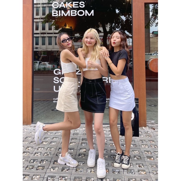 Roomry.n - Puffy skirt กระโปรงยีนส์