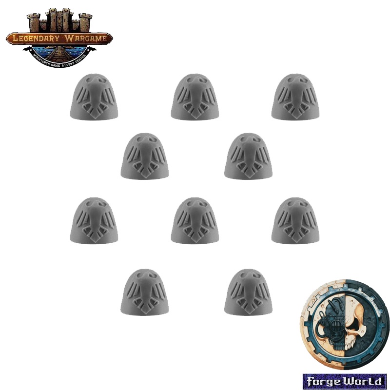 [PREORDER] WARHAMMER: RAVEN GUARD Raven Guard MKVI Shoulder Pads ชิ้นส่วนโมเดล