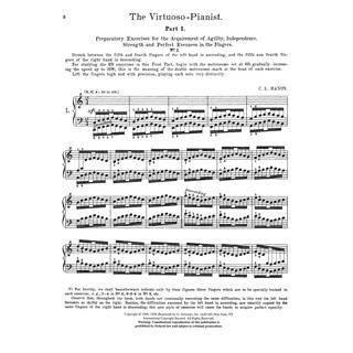 HANON VIRTUOSO PIANIST IN 60 EXERCISES – COMPLETE Schirmer's Library of Musical Classics, Vol.925