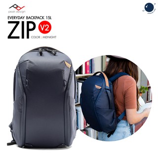 Peak design Everyday Backpack 15L Zip v2 - Midnight กระเป๋ากล้องอเนกประสงค์ ประกันศูนย์