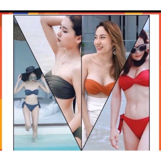 👙Bikini รุ่นบิด-น่ารักมาก👙 สวยมาก ดีไชน์แกร๋ๆ ใส่ไม่อายใครค่ะ