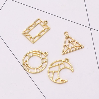 SENG♪Geometric Shape Charm Pressed Flower Blank Frame