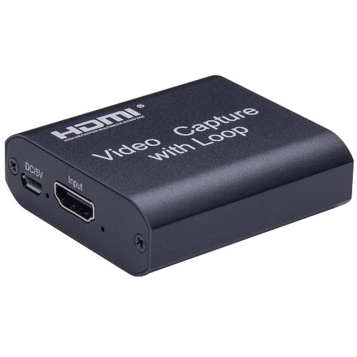 HDMI Video Capture Card Device 1080P with Loop-out Audio Video Game Grabber
