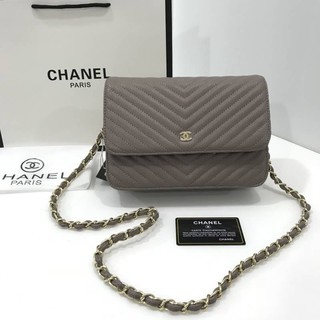 พร้อมส่ง | Chanel WOC Caviar size  8"