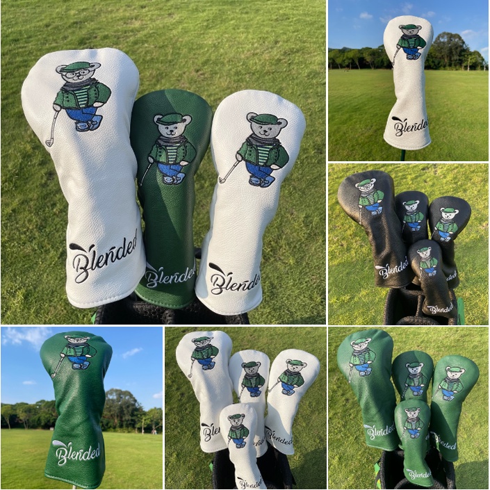 Golf Bear Golf Wood cover 135UT For Golf Hybrid Golf Driver Golf Fairway Wood PU Leather Golf Club c