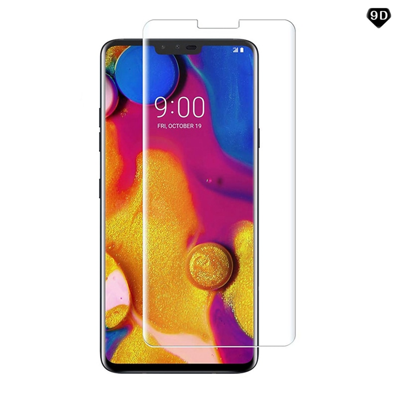สามมิติโค้ง LG Wing G5 G7 G8 G9 กํามะหยี่ V30 V40 V50 กระจกเต็มหน้าจอโทรศัพท์ Protector ฟิล์มนิรภัย