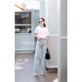 Candy Collection Jeans กางเกงยีนส์ทรงกระบอกเล็กเอวสูง