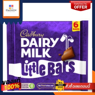 Cadbury Dairy Milk Little Bars 6x18g แคดเบอรี่ แดรี่ มิลค์ ลิตเติ้ลบาร์ 6x18g