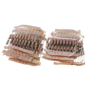 ชุดตัวต้านทานแบบคาร์บอน 1W 5% 0.1-750 โอห์ม Carbon Resistor 30 ค่า