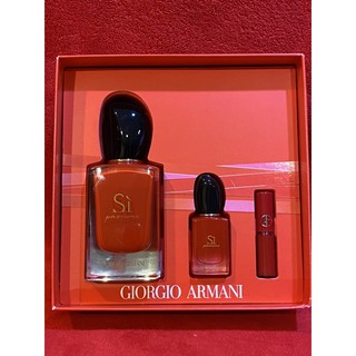 GIORGIO ARMANI Si Passione Spring Set Limited Edition 50+7ml and Mini Lip