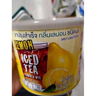 ชาปรุงสำเร็จ กลิ่นเลมอน ชนิดผง Lemon iced tea ขนาด 500g