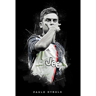 โปสเตอร์ เปาโล ดิบาล่า Paulo Dybala Juventus ยูเวนตุส Poster ของขวัญ ฟุตบอล Football รูปติดผนัง แต่งบ้าน แต่งคอนโด