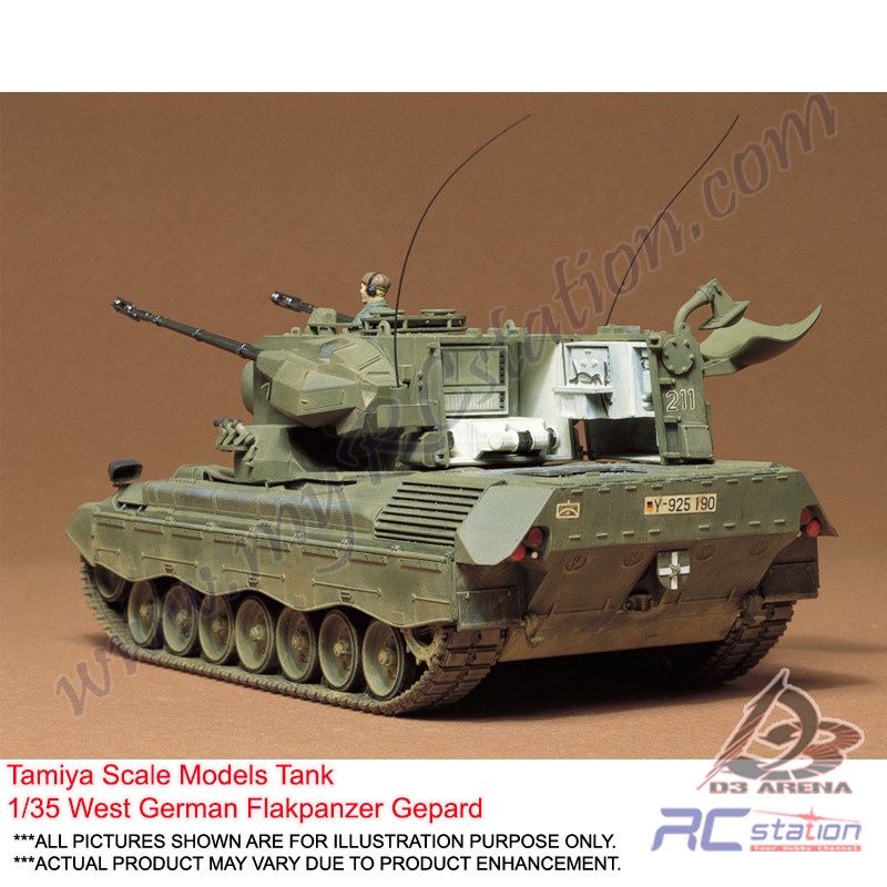 Tamiya Scale Models Tank 35099 - 1/35 West Glacpanzer Gepard [35099]