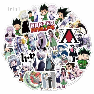 สติ๊กเกอร์พีวีซี Hunter X Hunter 50 ชิ้นสําหรับตกแต่งกระเป๋าเดินทาง